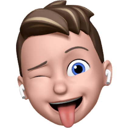 Eriixrd's Memoji, a digital portrait of the designer